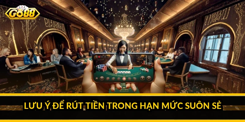 Hạn mức rút tiền GO88: mức tối thiểu, tối đa và cách hiểu Lưu ý để rút tiền trong hạn mức suôn sẻ